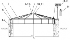 立风井防爆门的结构图解